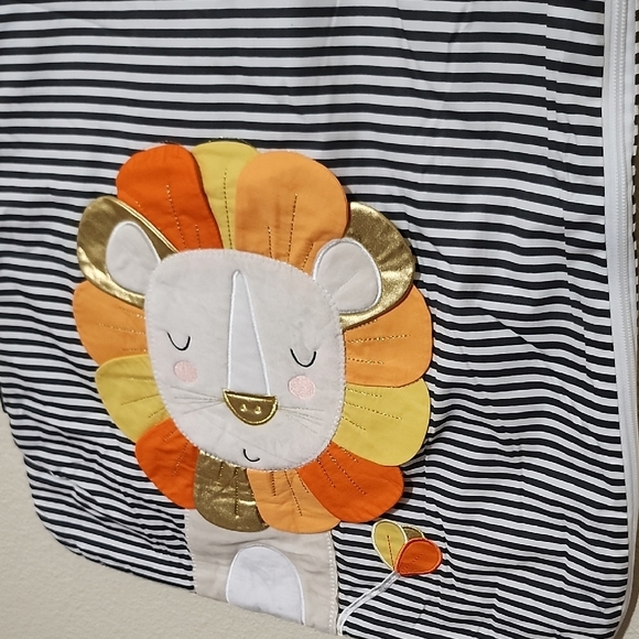 Black and White Sleep Sack Pajamas with Cozy Design - Picture 3 of 9